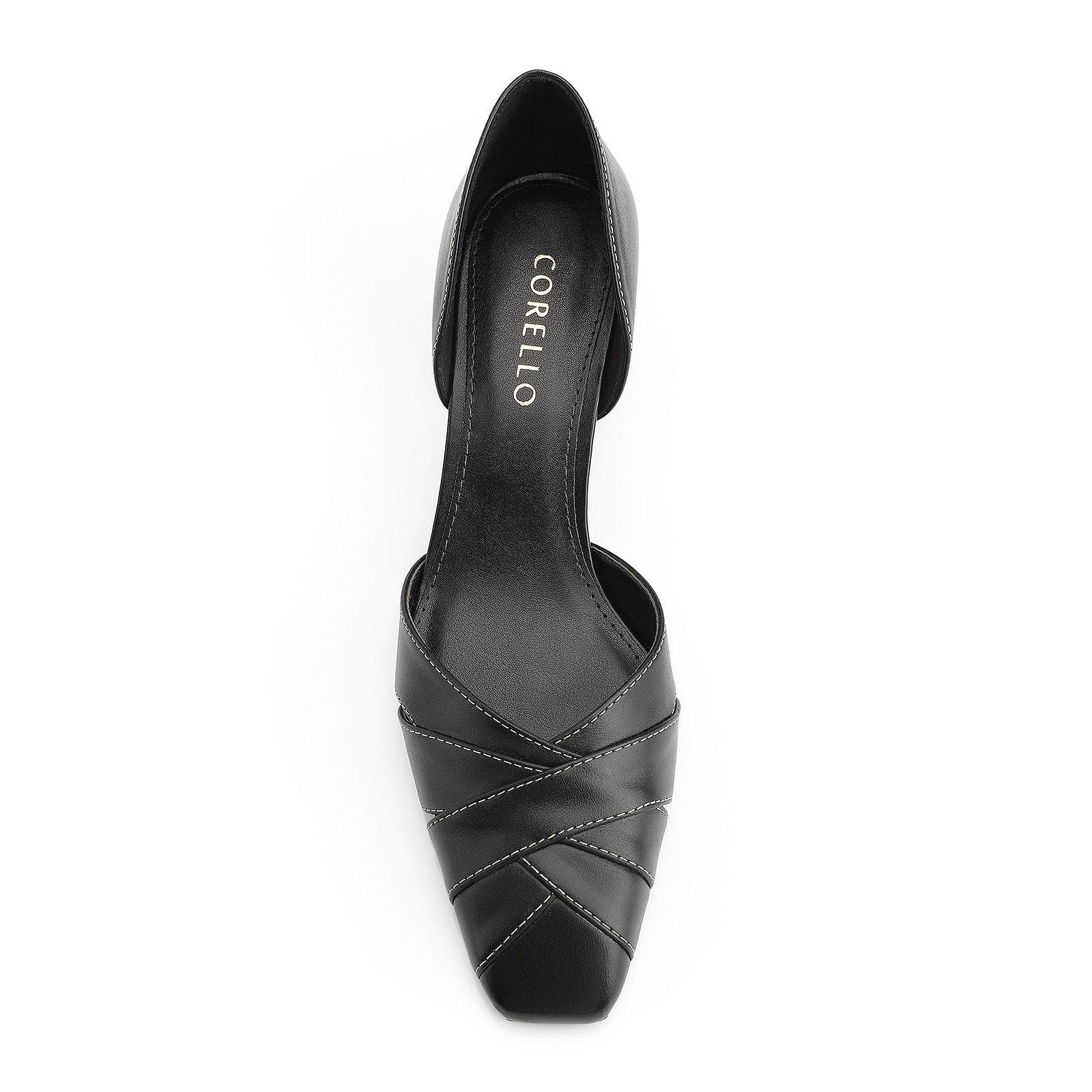 Scarpin Couro Preto