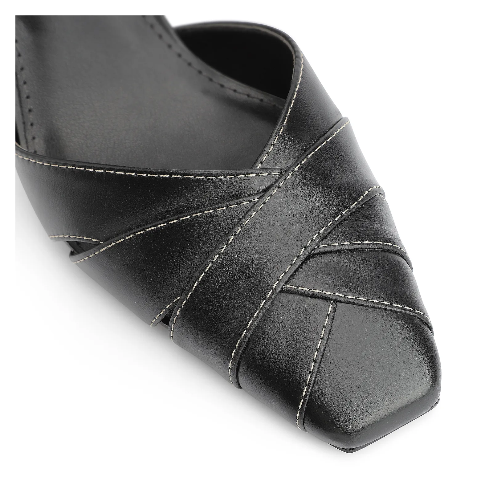 Scarpin Couro Preto