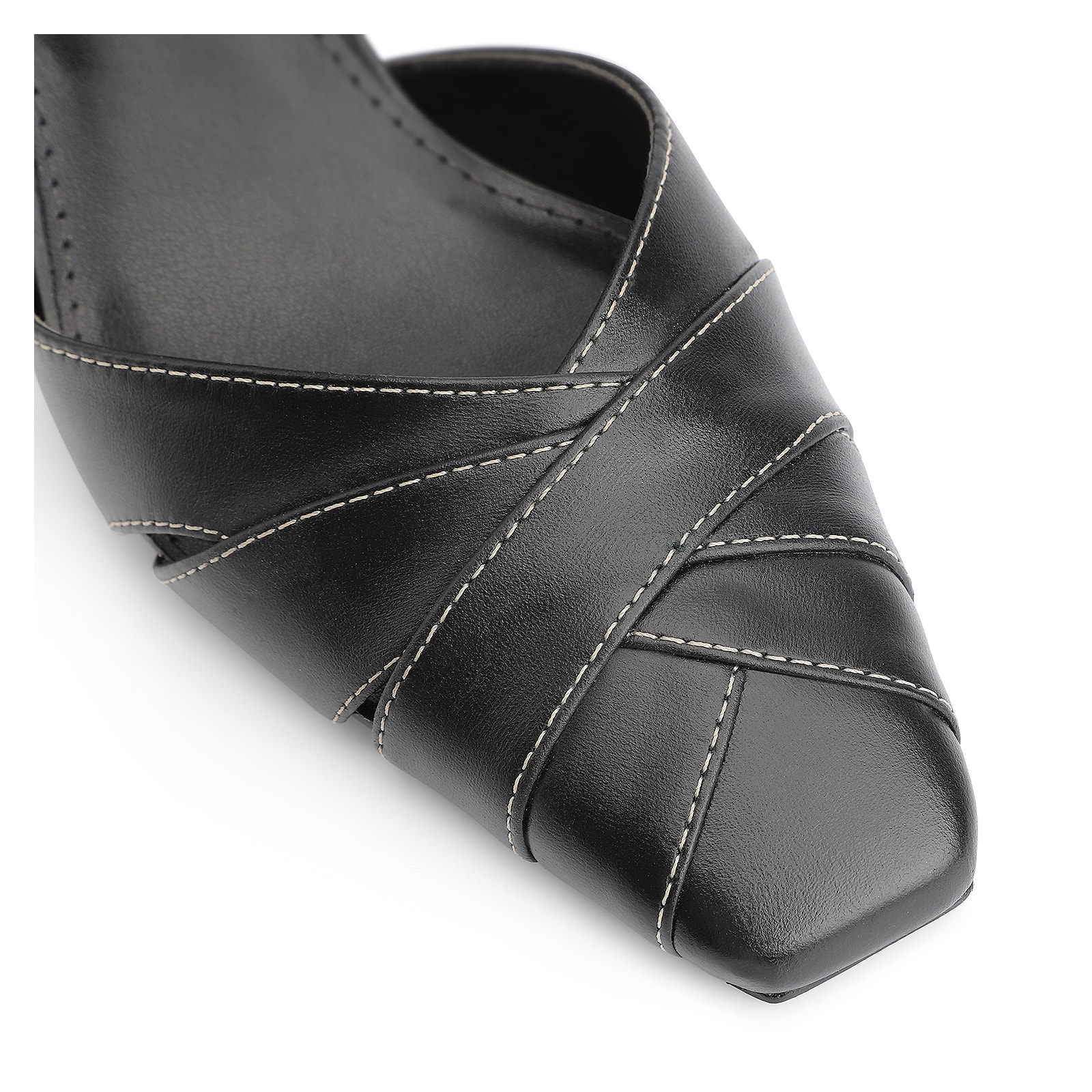 Scarpin Couro Preto