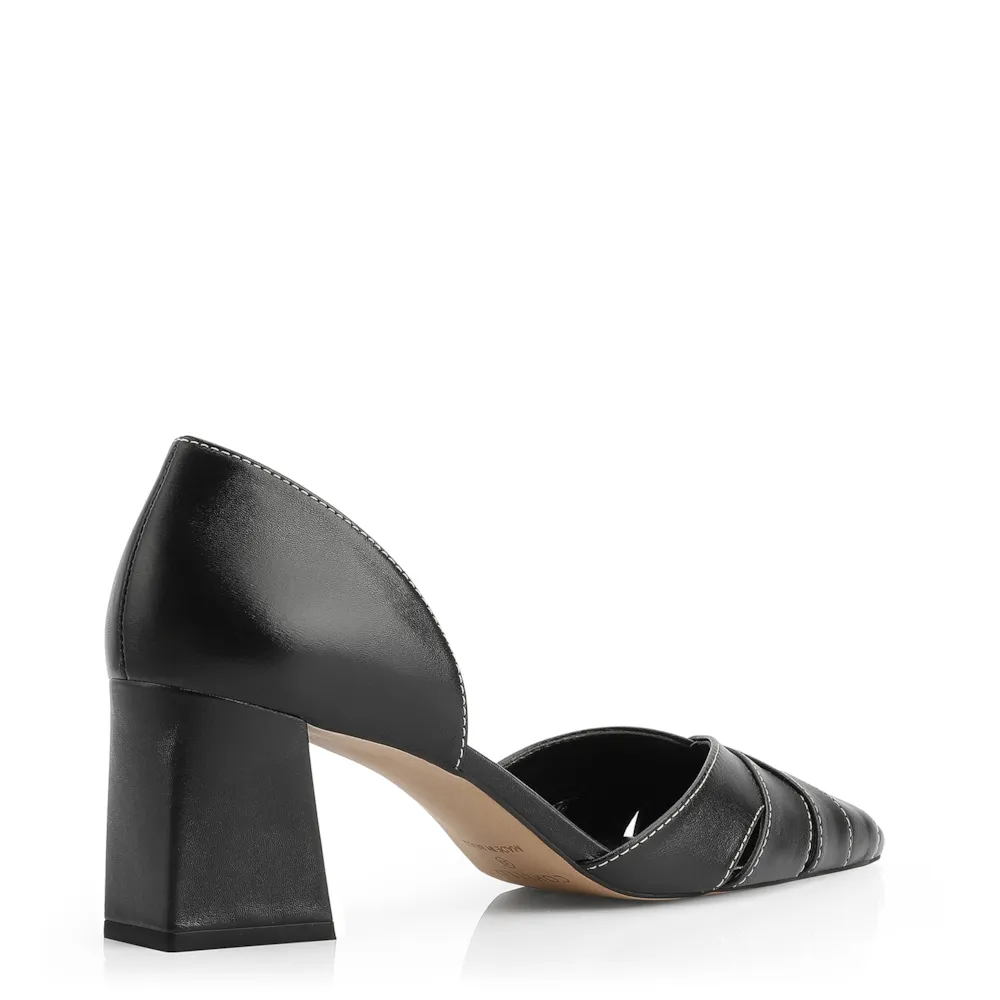 Scarpin Couro Preto - imagem 3