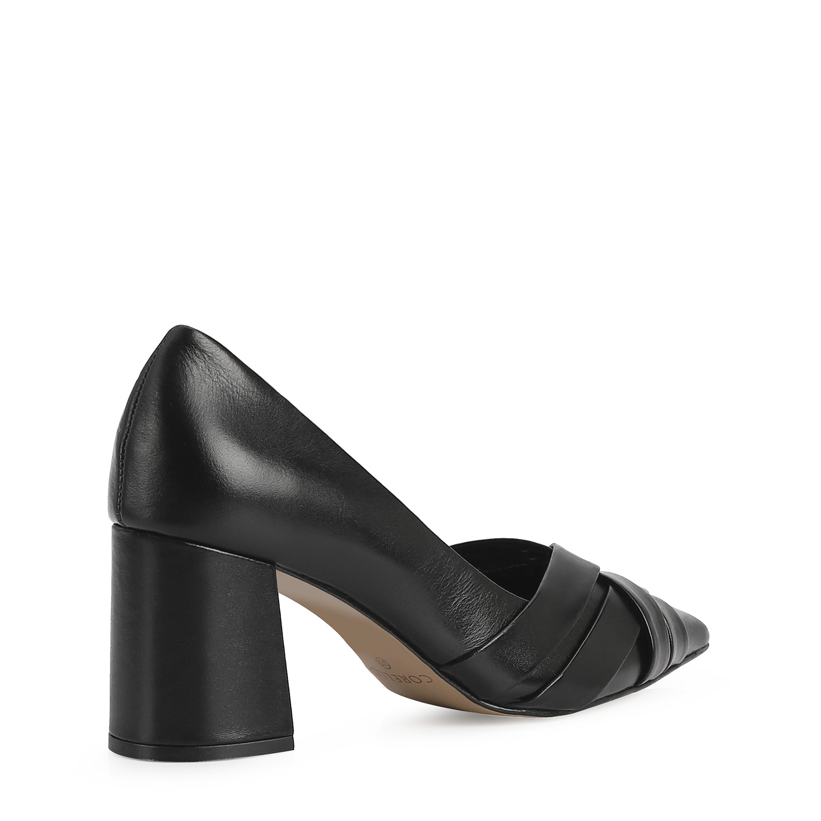 Scarpin Couro Preto