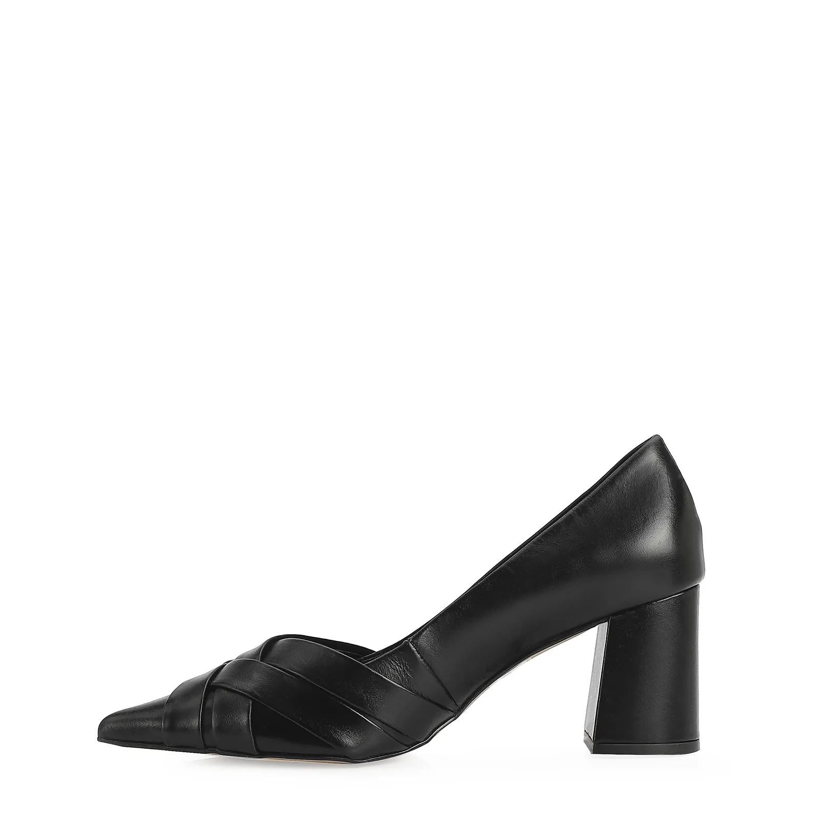Scarpin Couro Preto