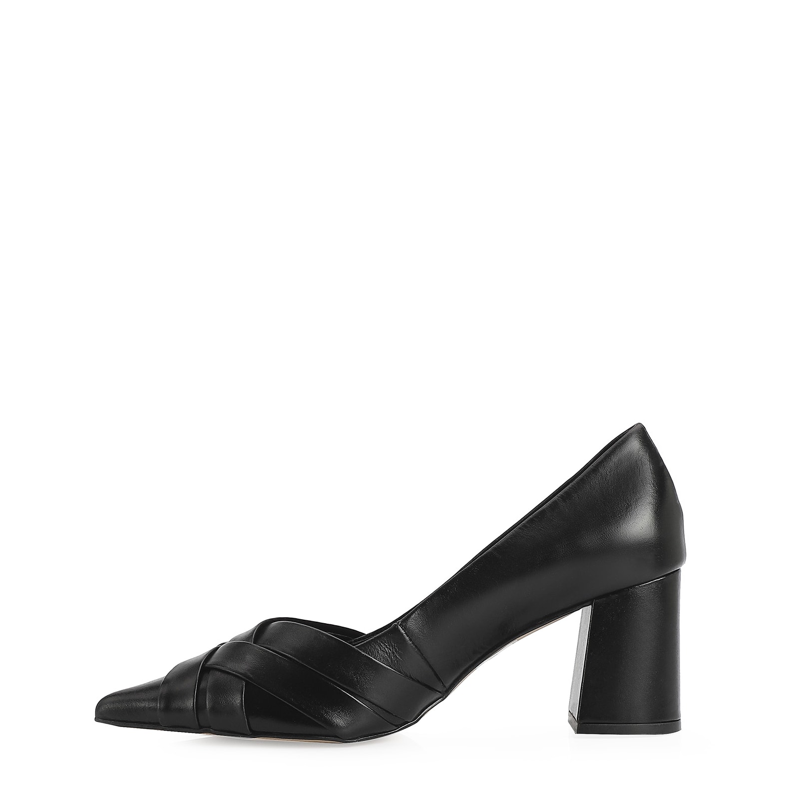 Scarpin Couro Preto