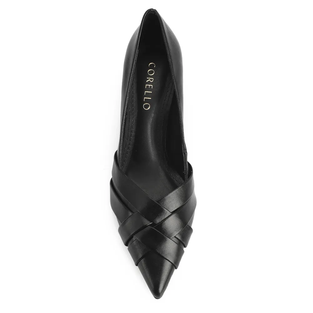 Scarpin Couro Preto - imagem 5
