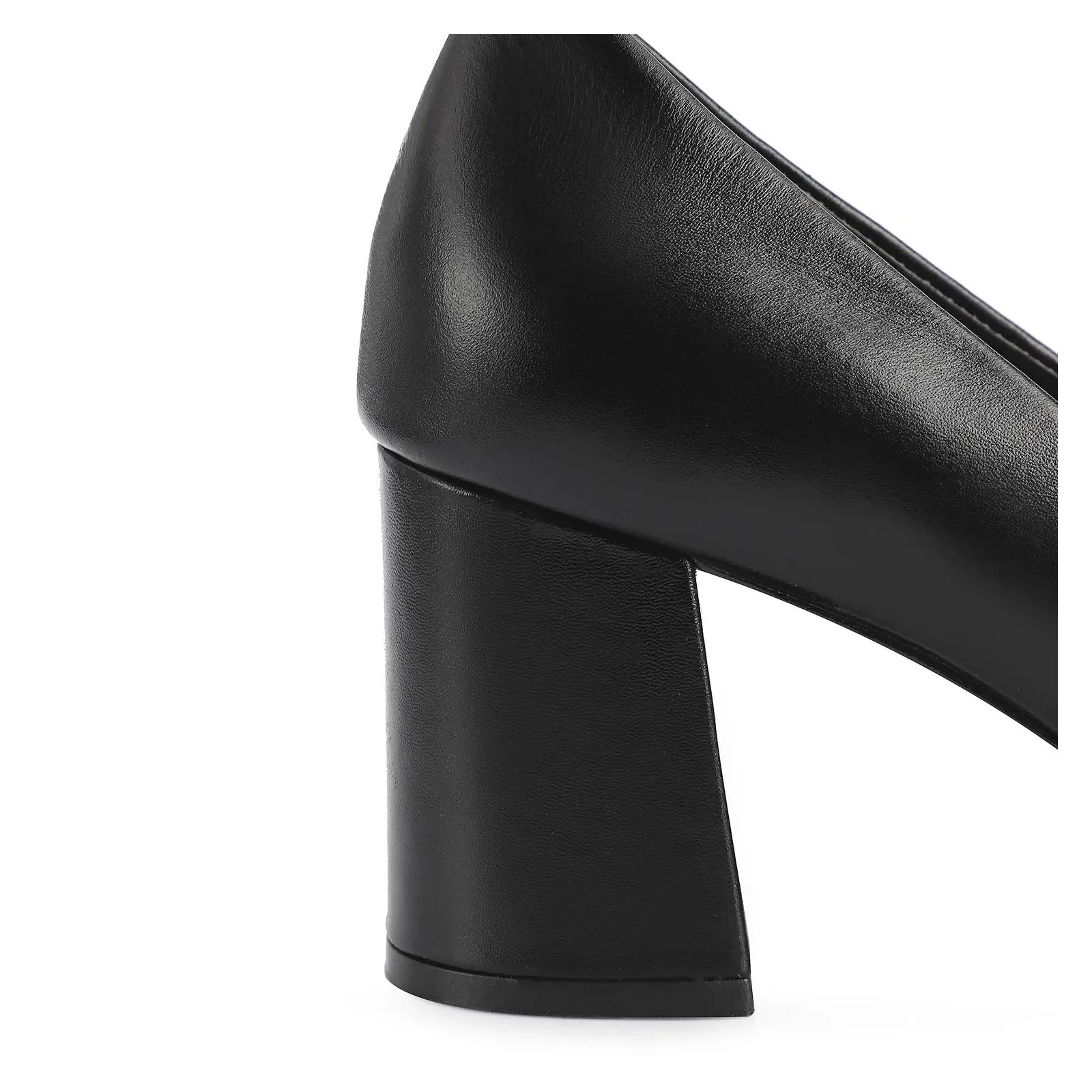 Scarpin Couro Preto
