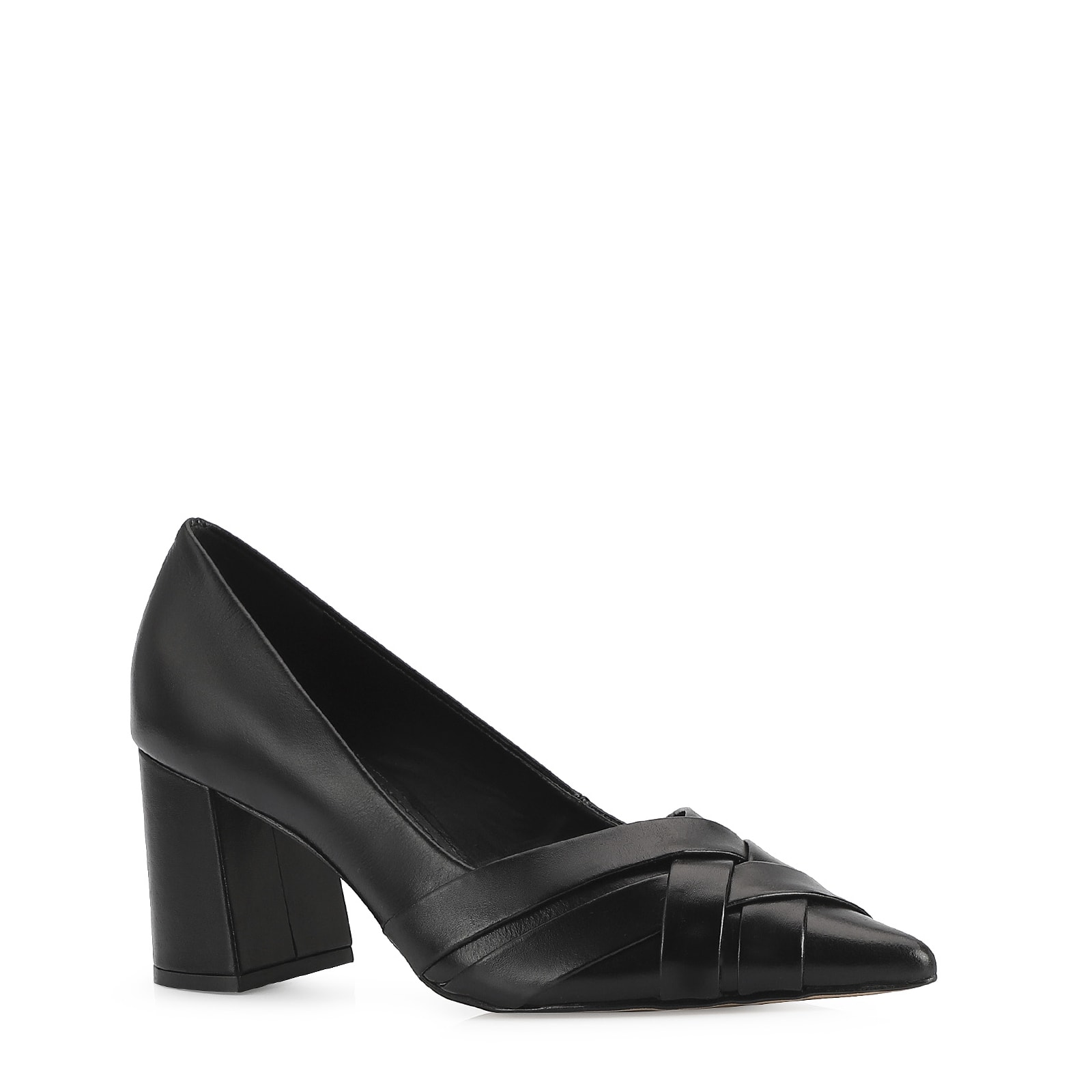 Scarpin Couro Preto