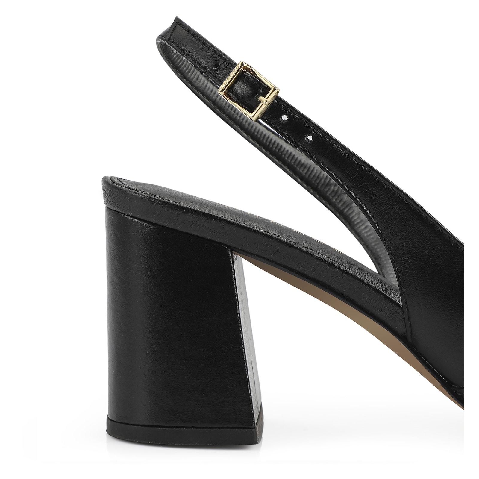 Scarpin Couro Preto