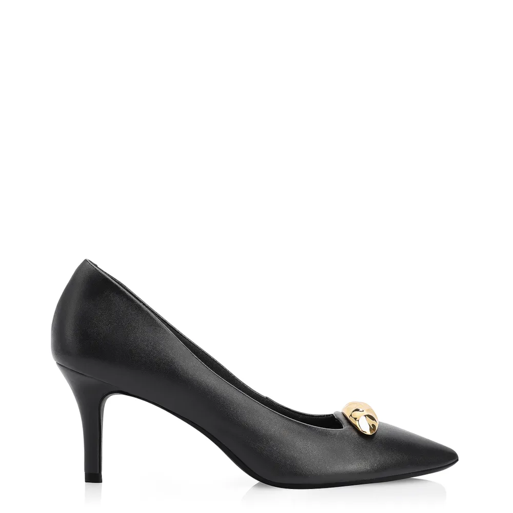 Scarpin Couro Preto - imagem 3