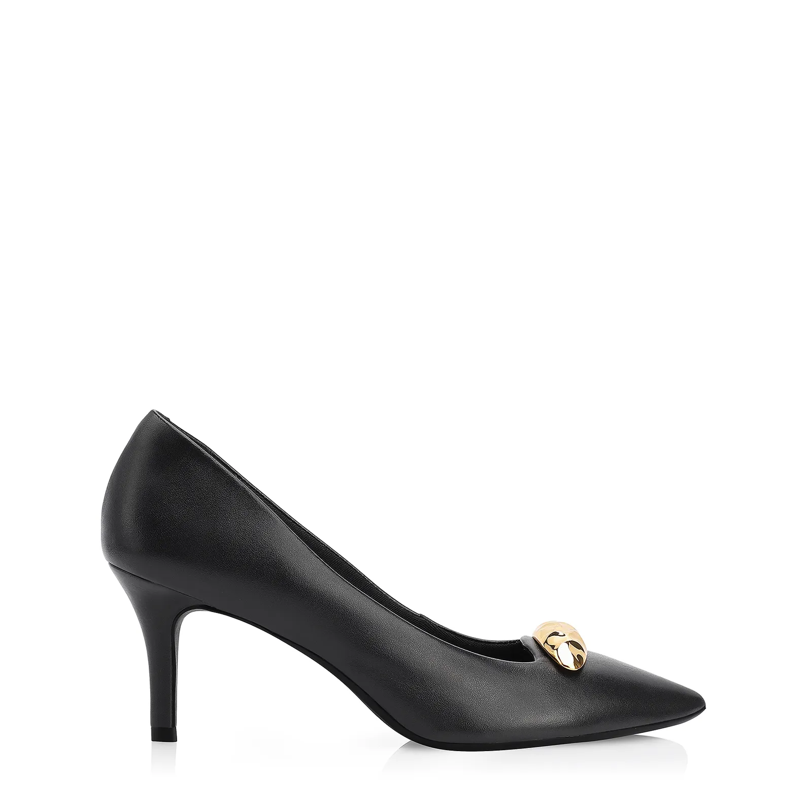 Scarpin Couro Preto
