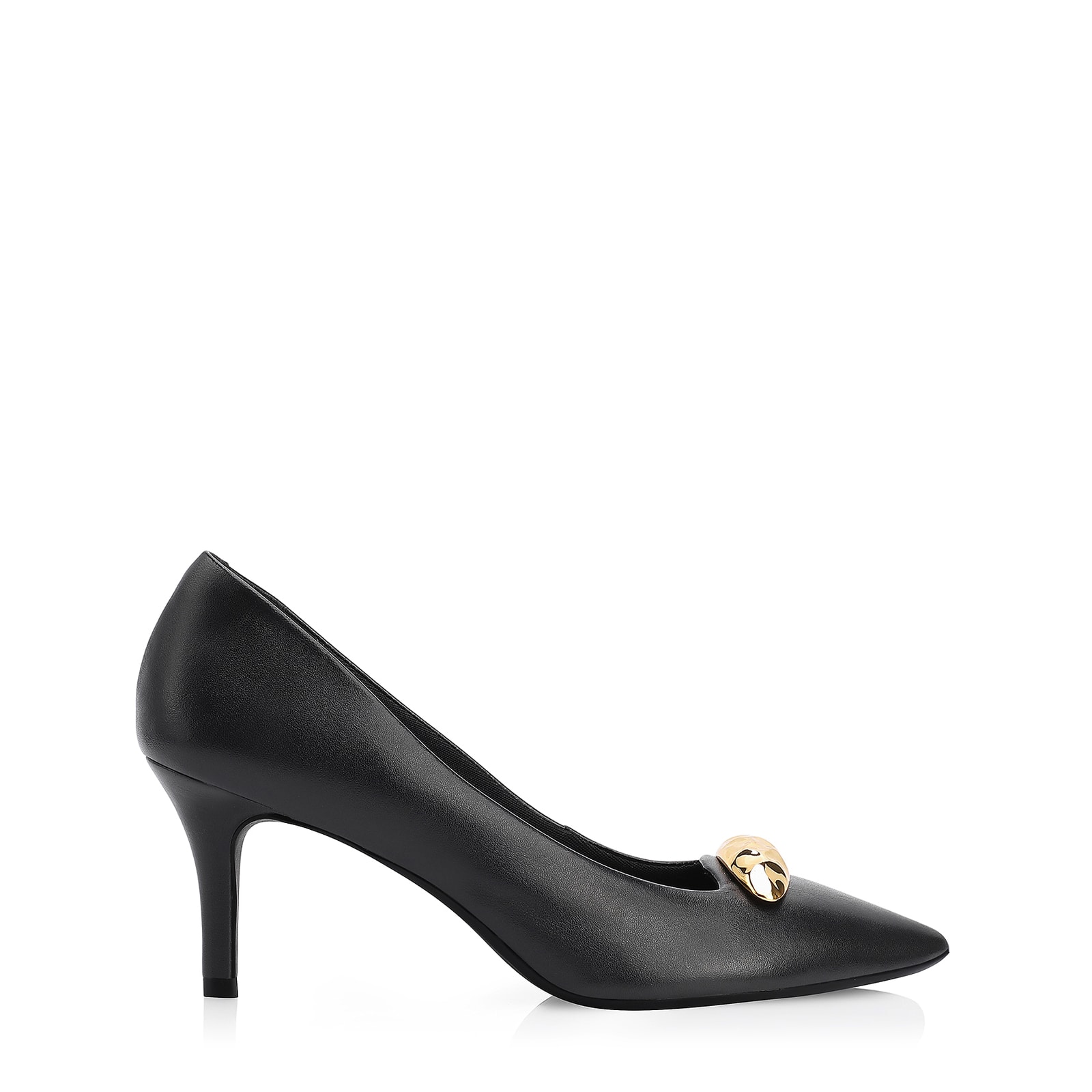 Scarpin Couro Preto