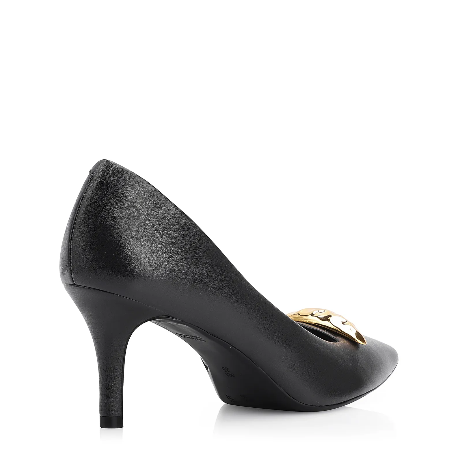 Scarpin Couro Preto