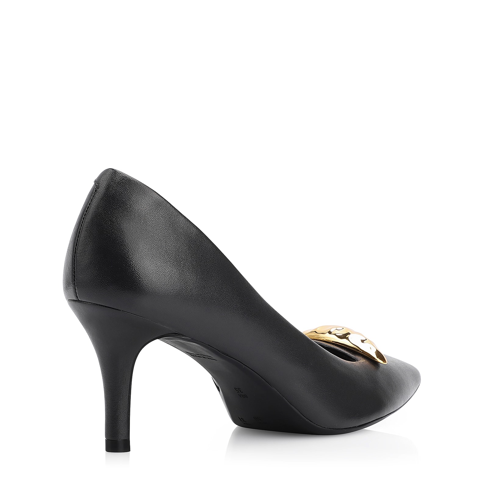 Scarpin Couro Preto