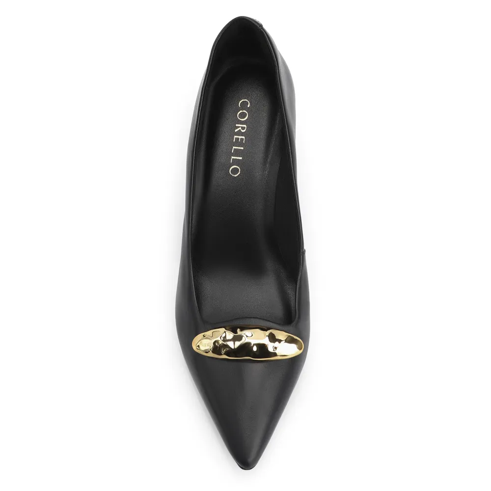 Scarpin Couro Preto - imagem 6