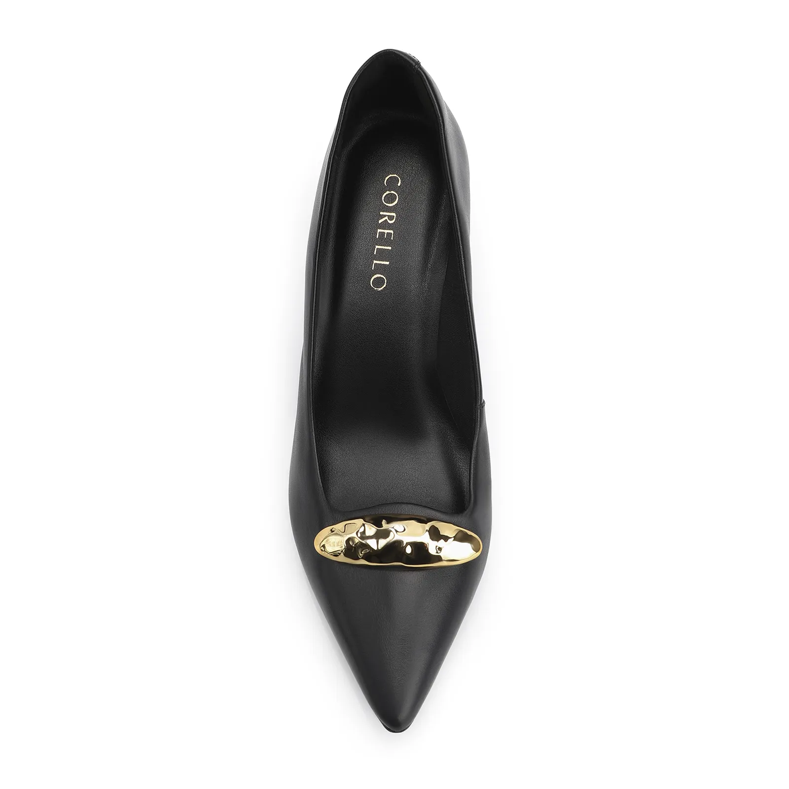 Scarpin Couro Preto