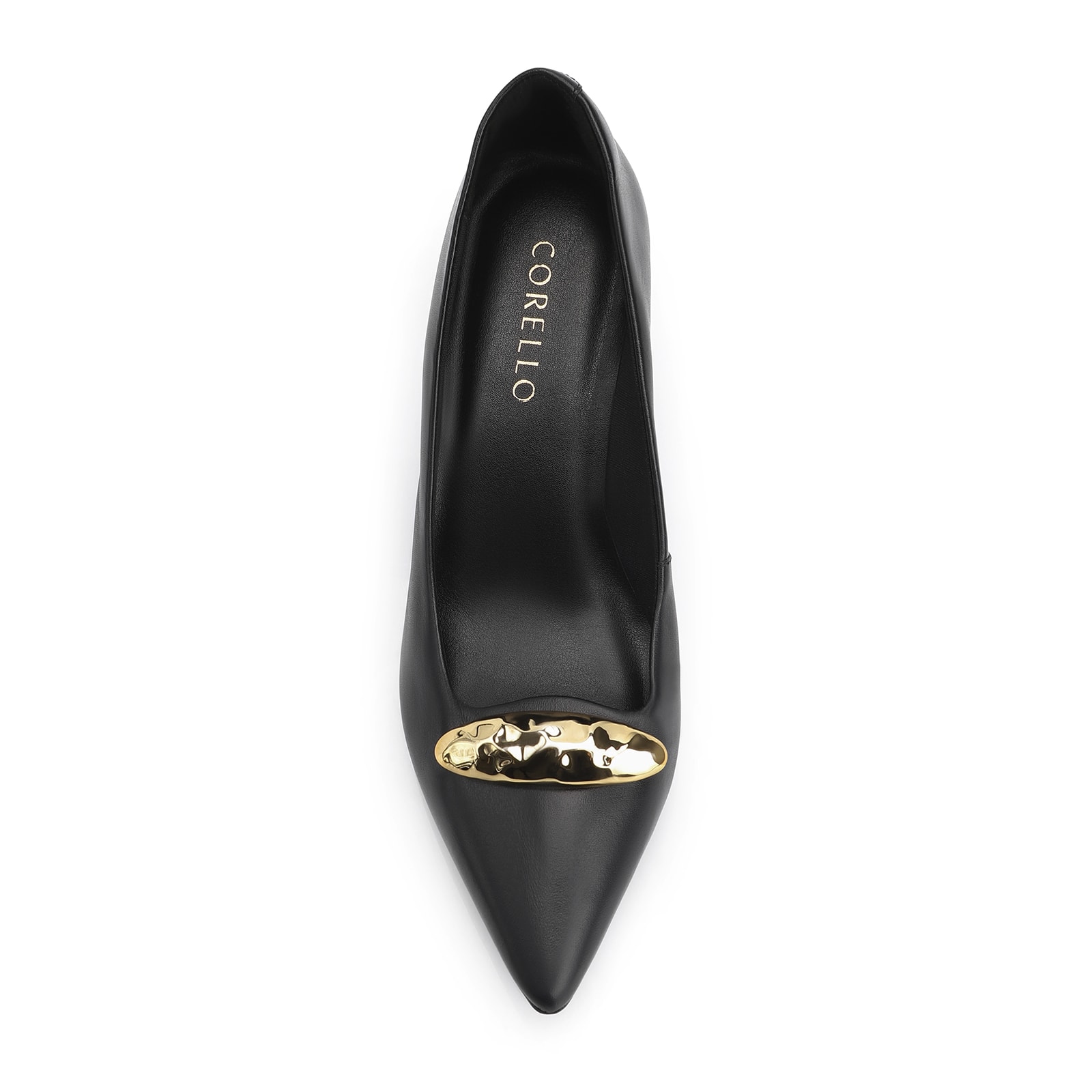 Scarpin Couro Preto