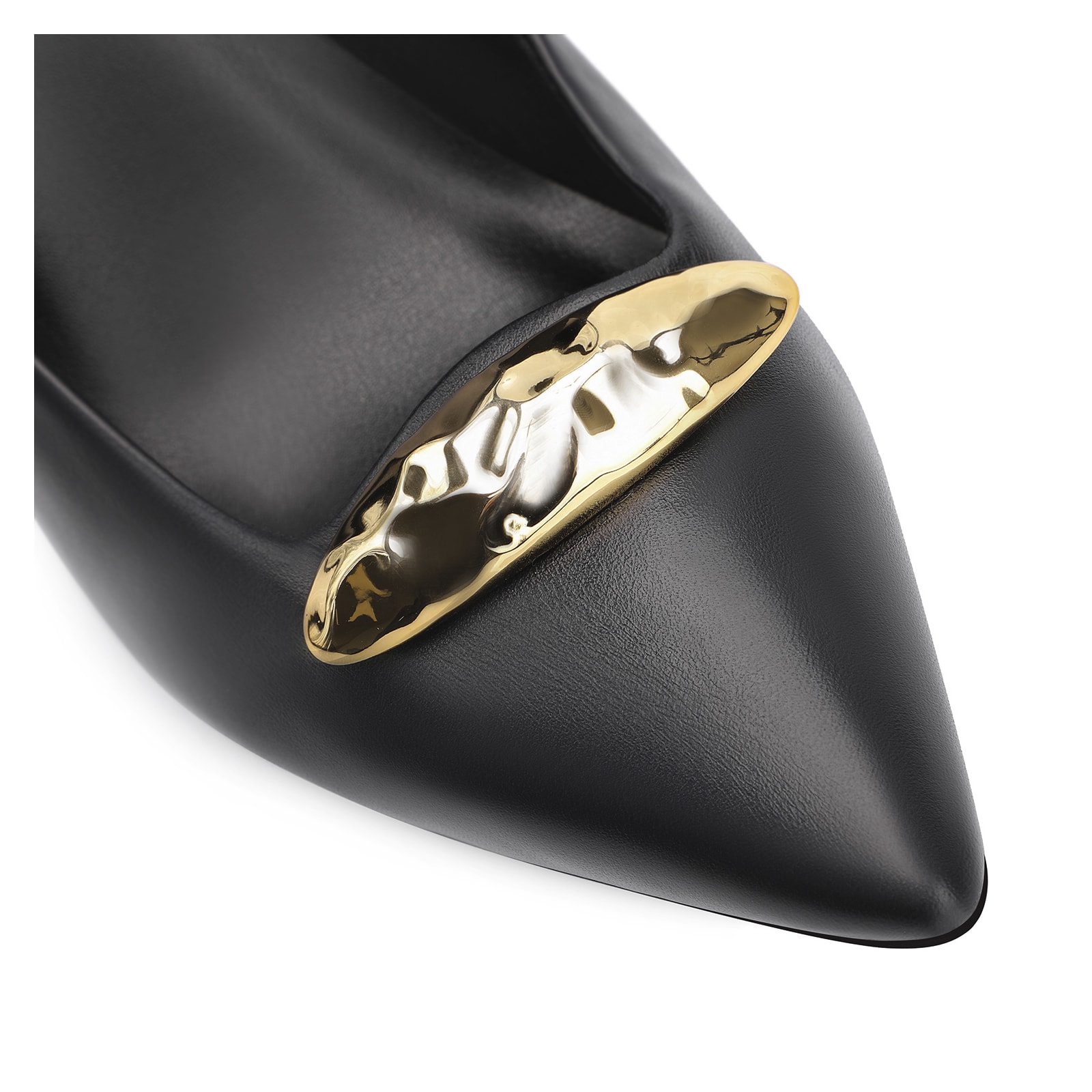 Scarpin Couro Preto