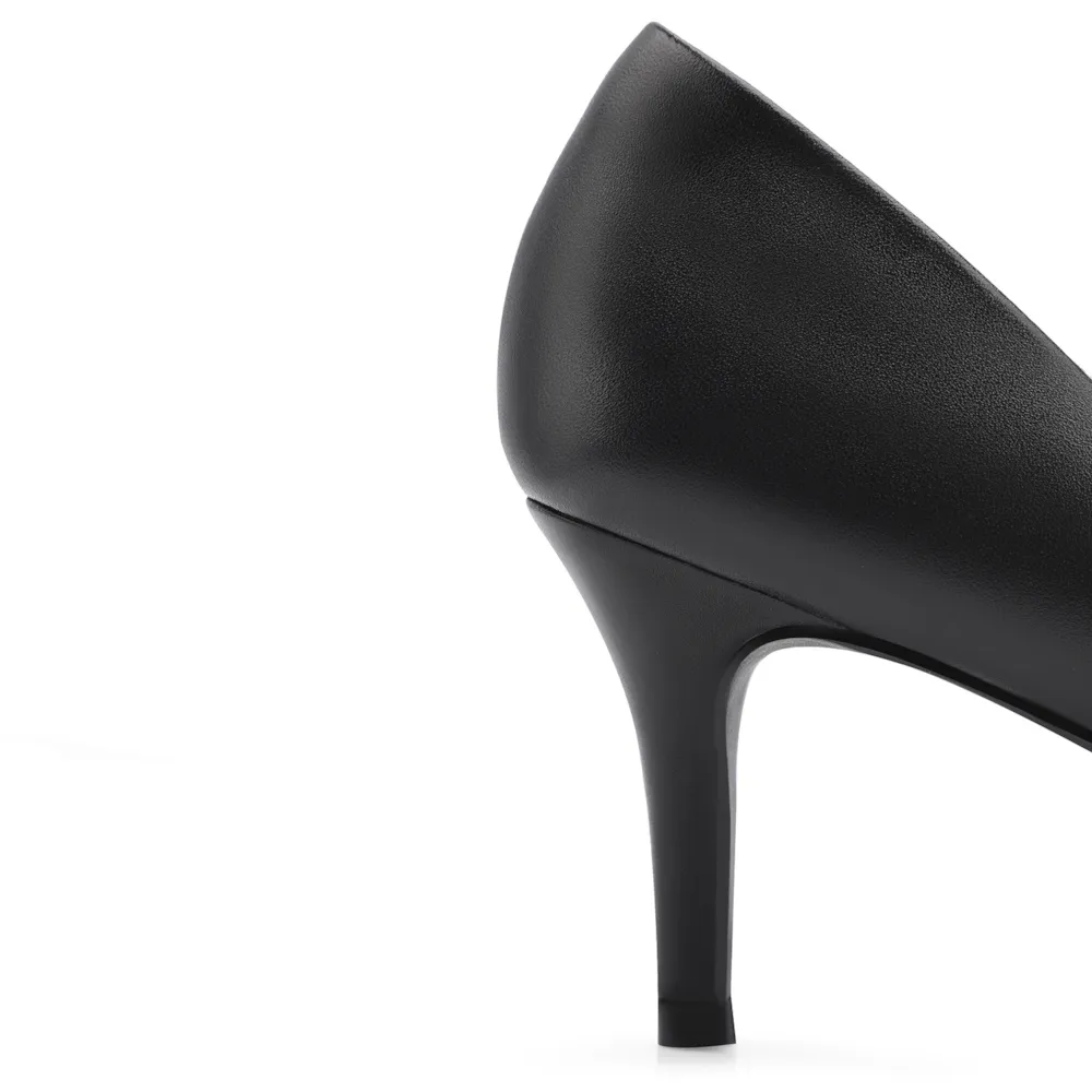 Scarpin Couro Preto - imagem 8