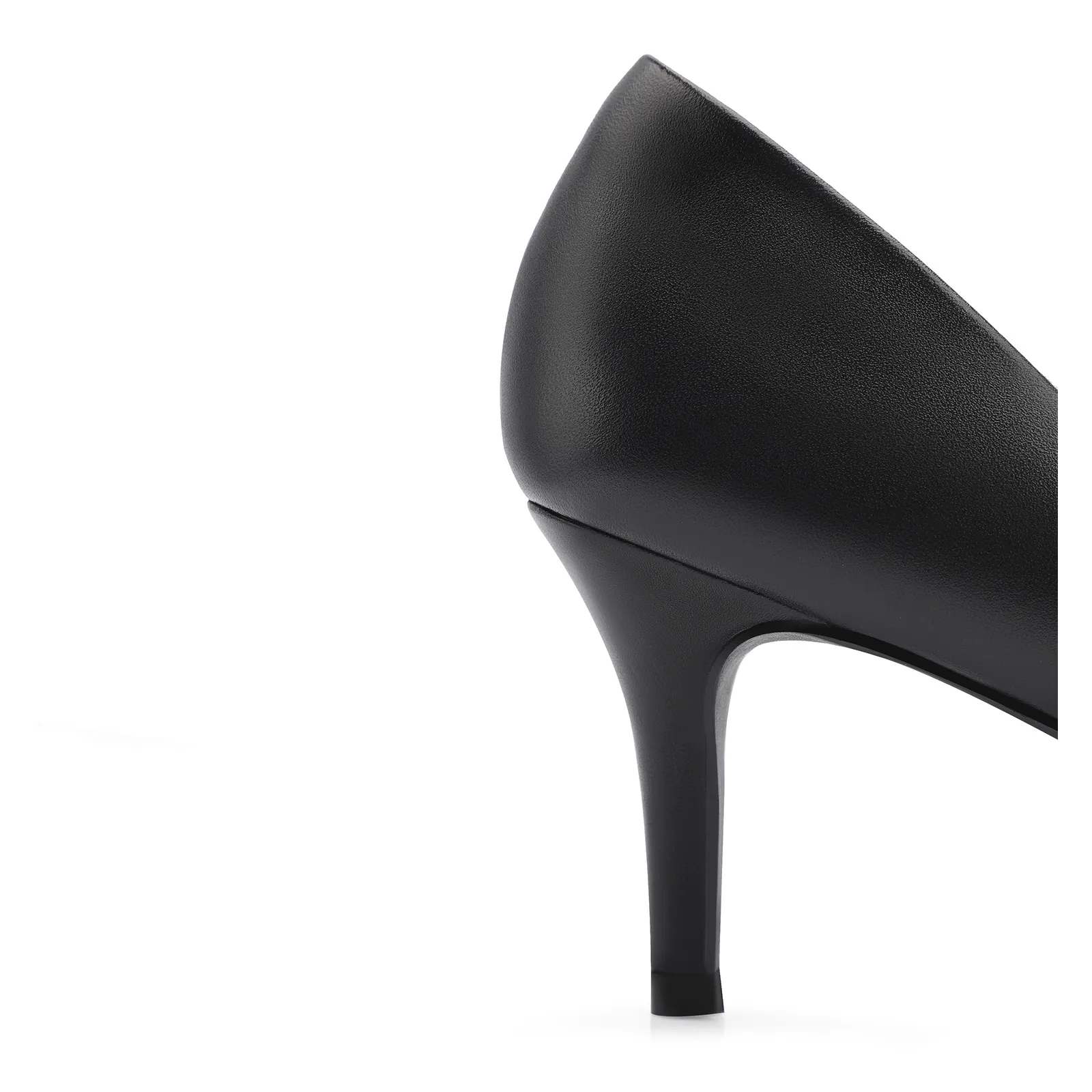 Scarpin Couro Preto