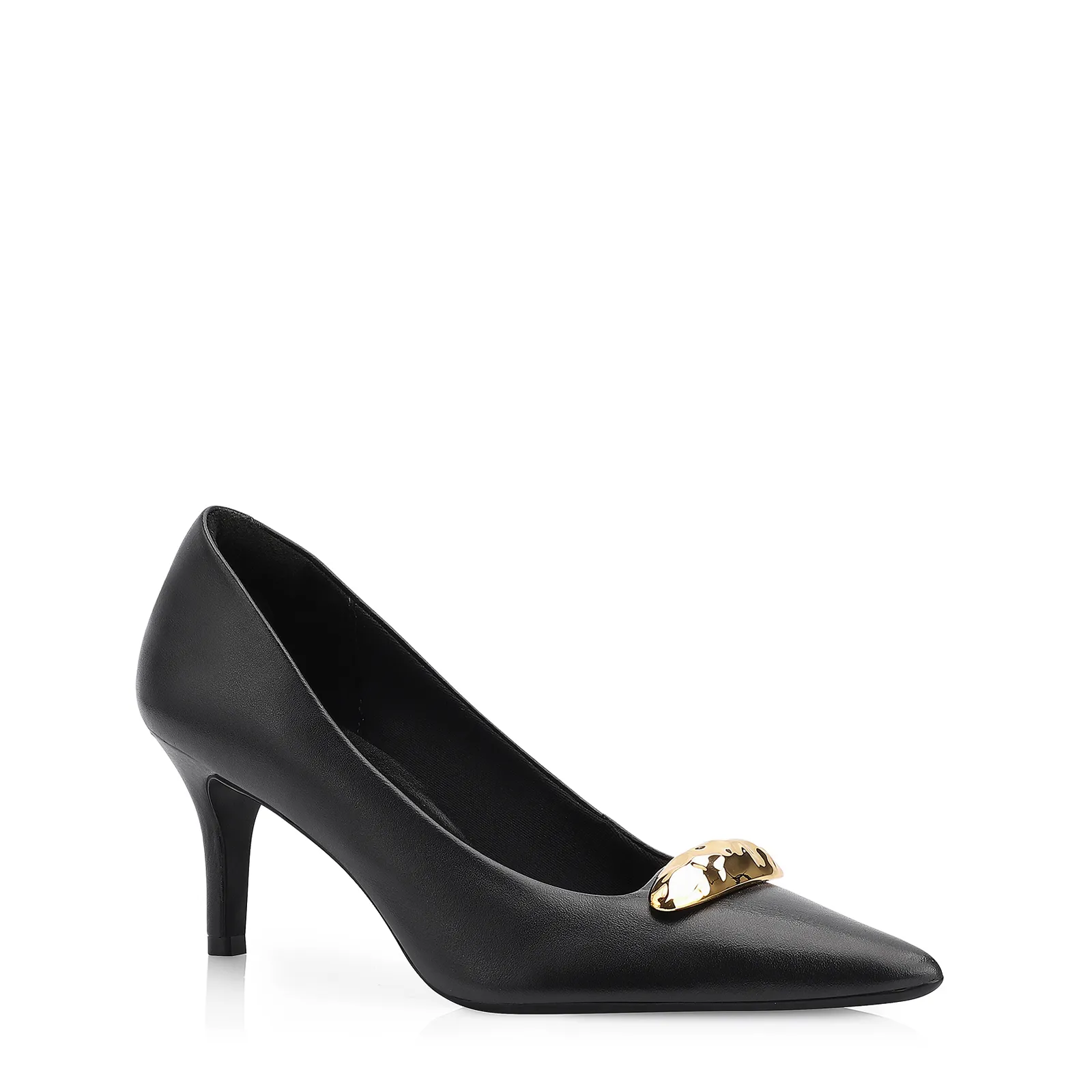 Scarpin Couro Preto