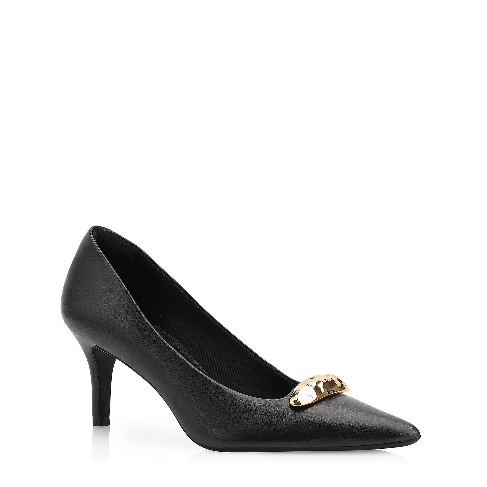 Scarpin Couro Preto