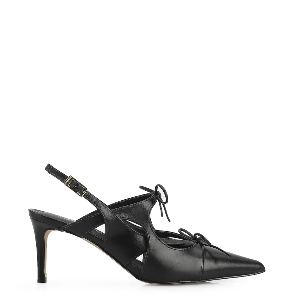Scarpin Couro Preto - imagem 3