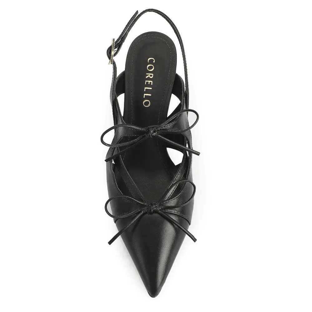 Scarpin Couro Preto - imagem 6
