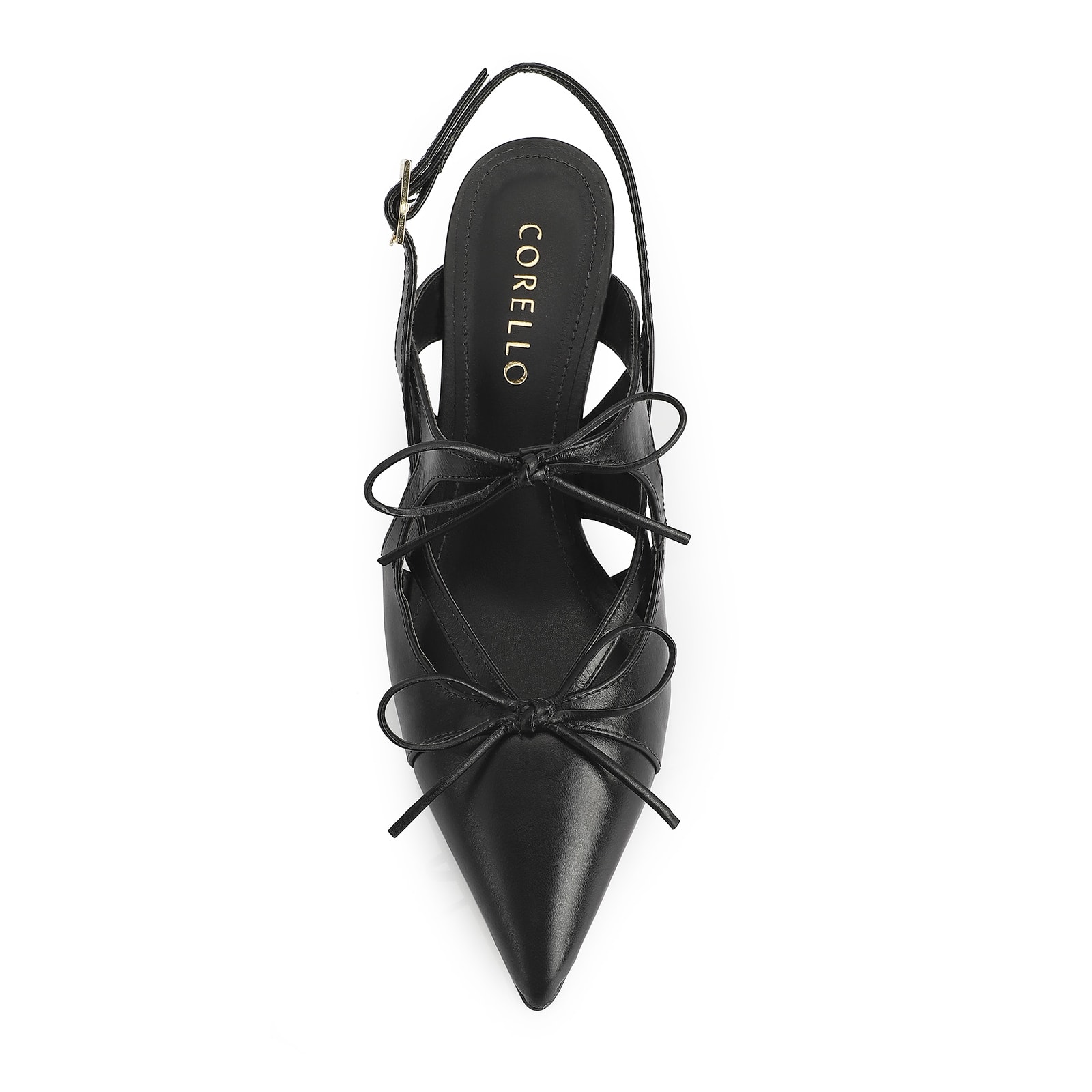 Scarpin Couro Preto
