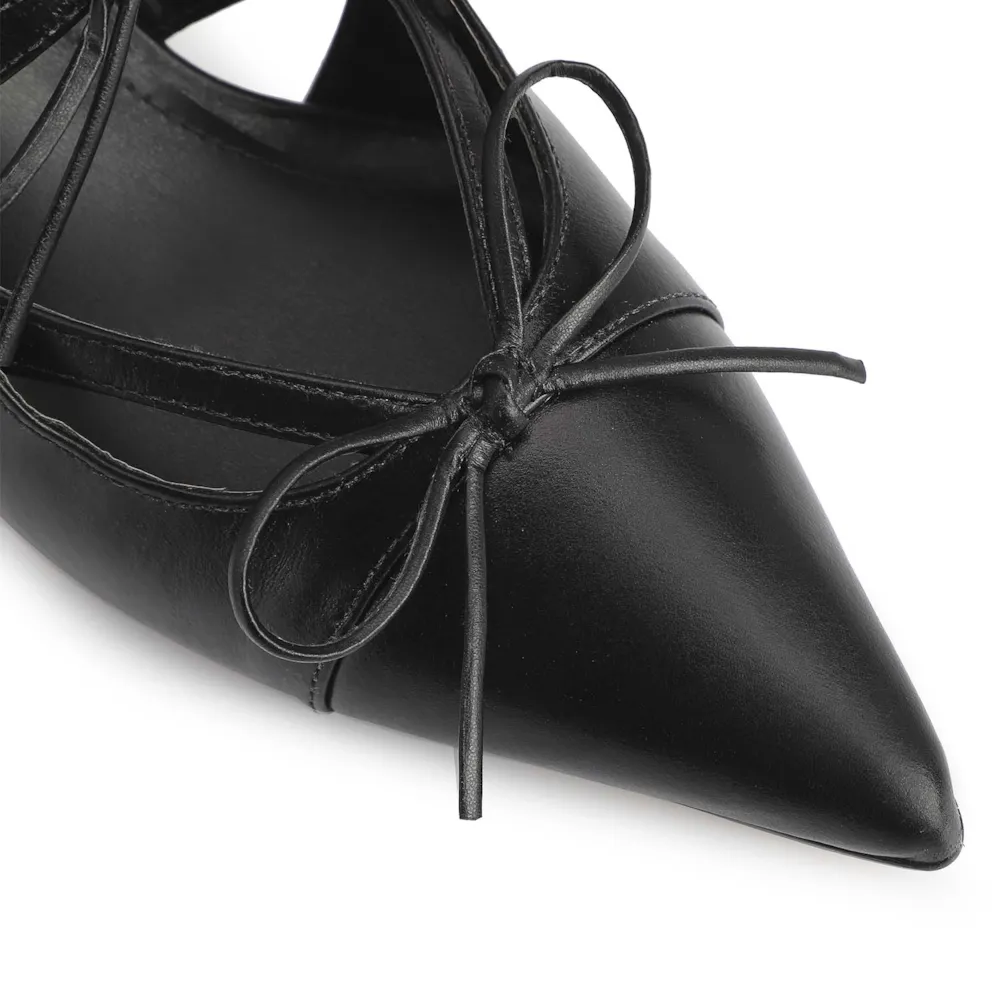 Scarpin Couro Preto - imagem 7