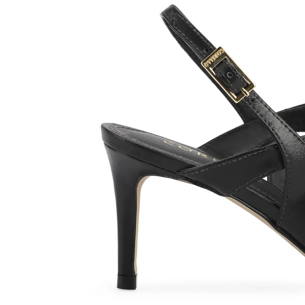 Scarpin Couro Preto - imagem 8