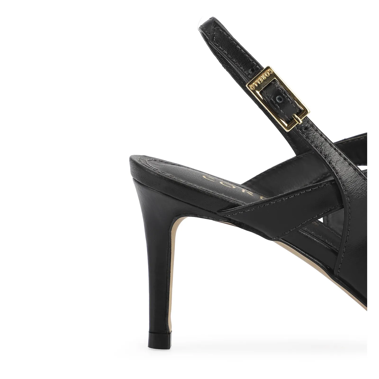 Scarpin Couro Preto