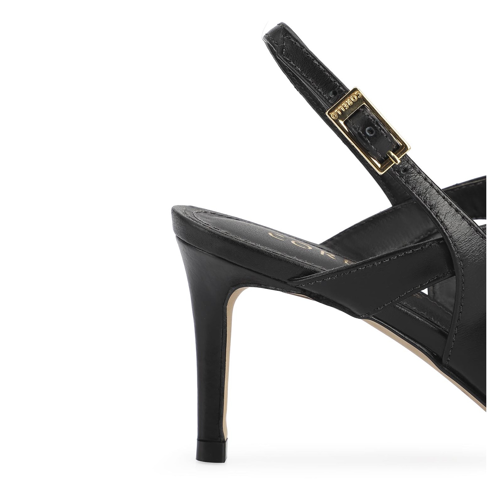 Scarpin Couro Preto