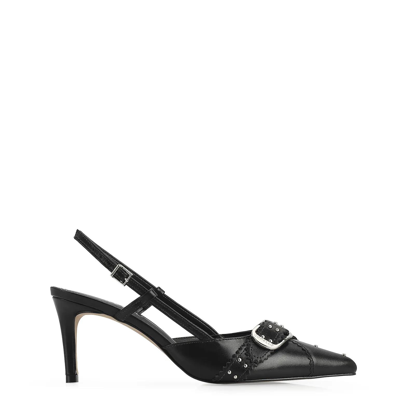 Scarpin Couro Preto