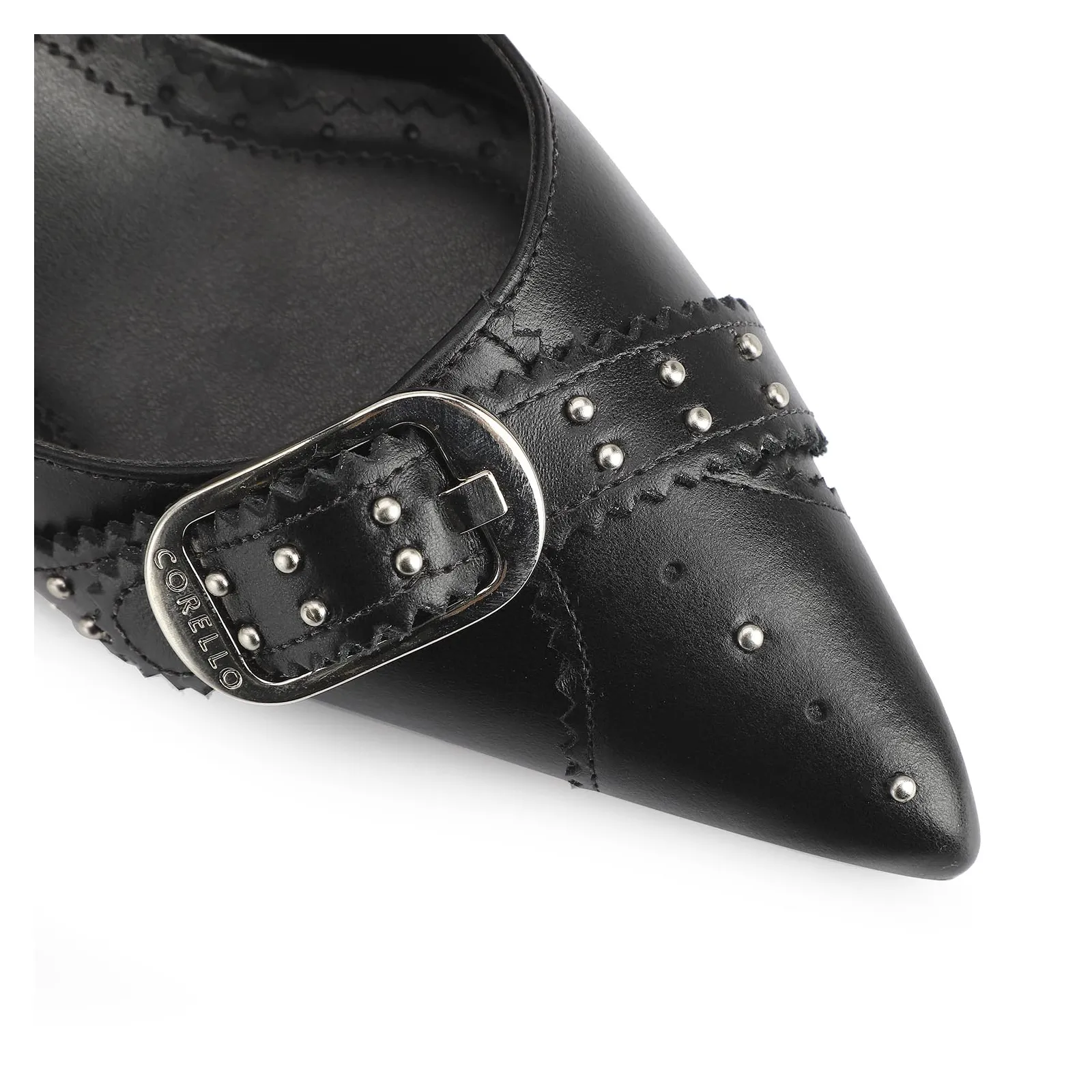 Scarpin Couro Preto