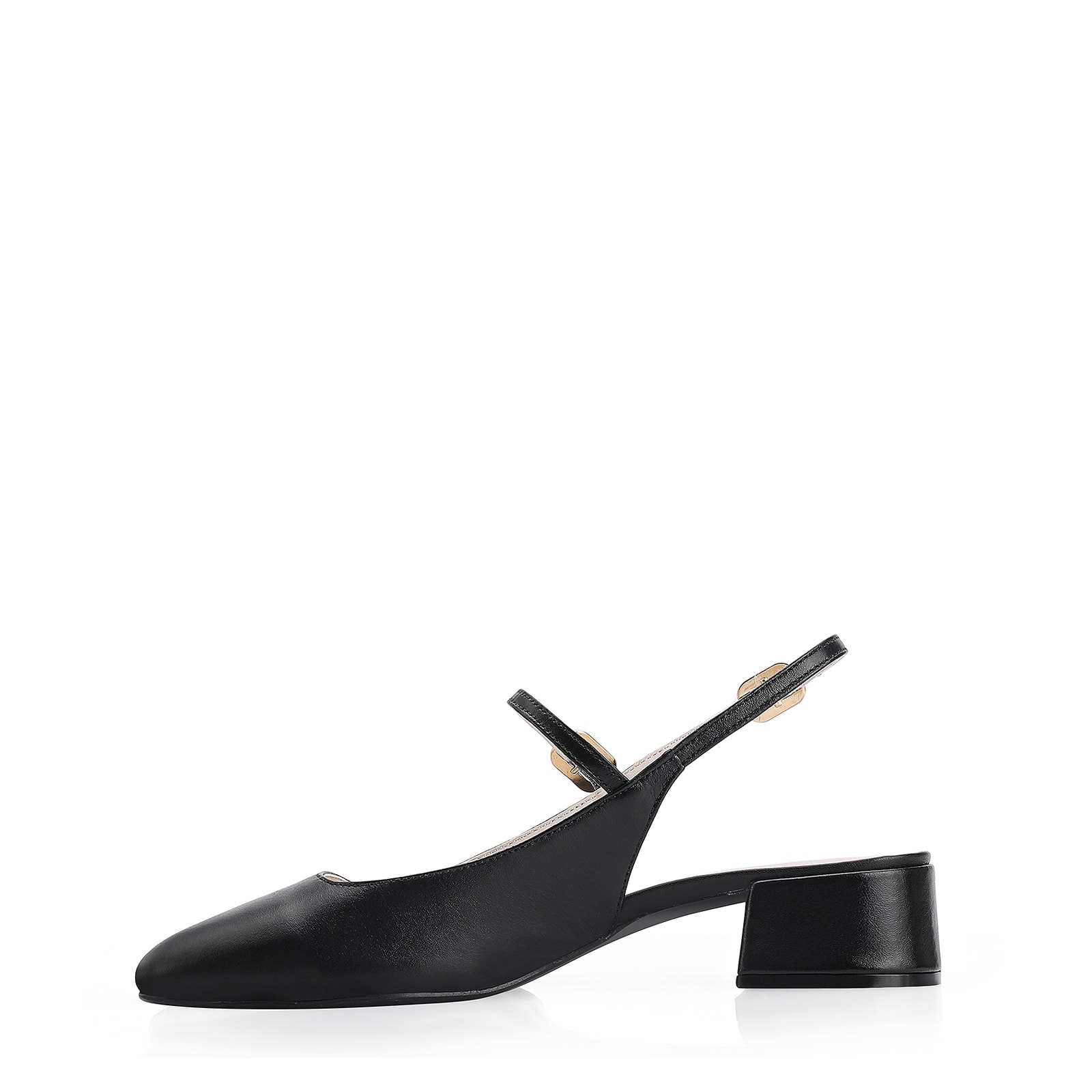 Scarpin Couro Preto