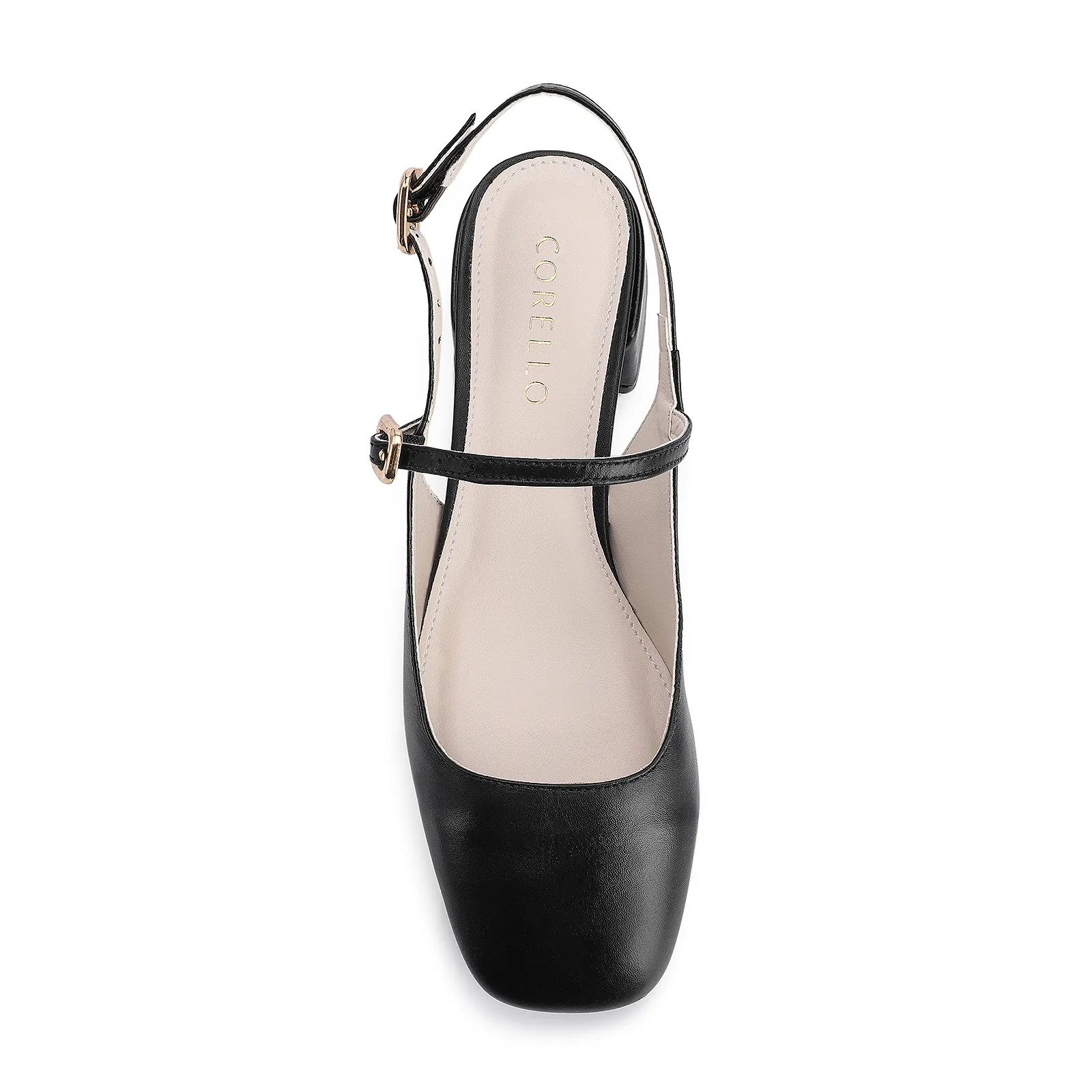 Scarpin Couro Preto