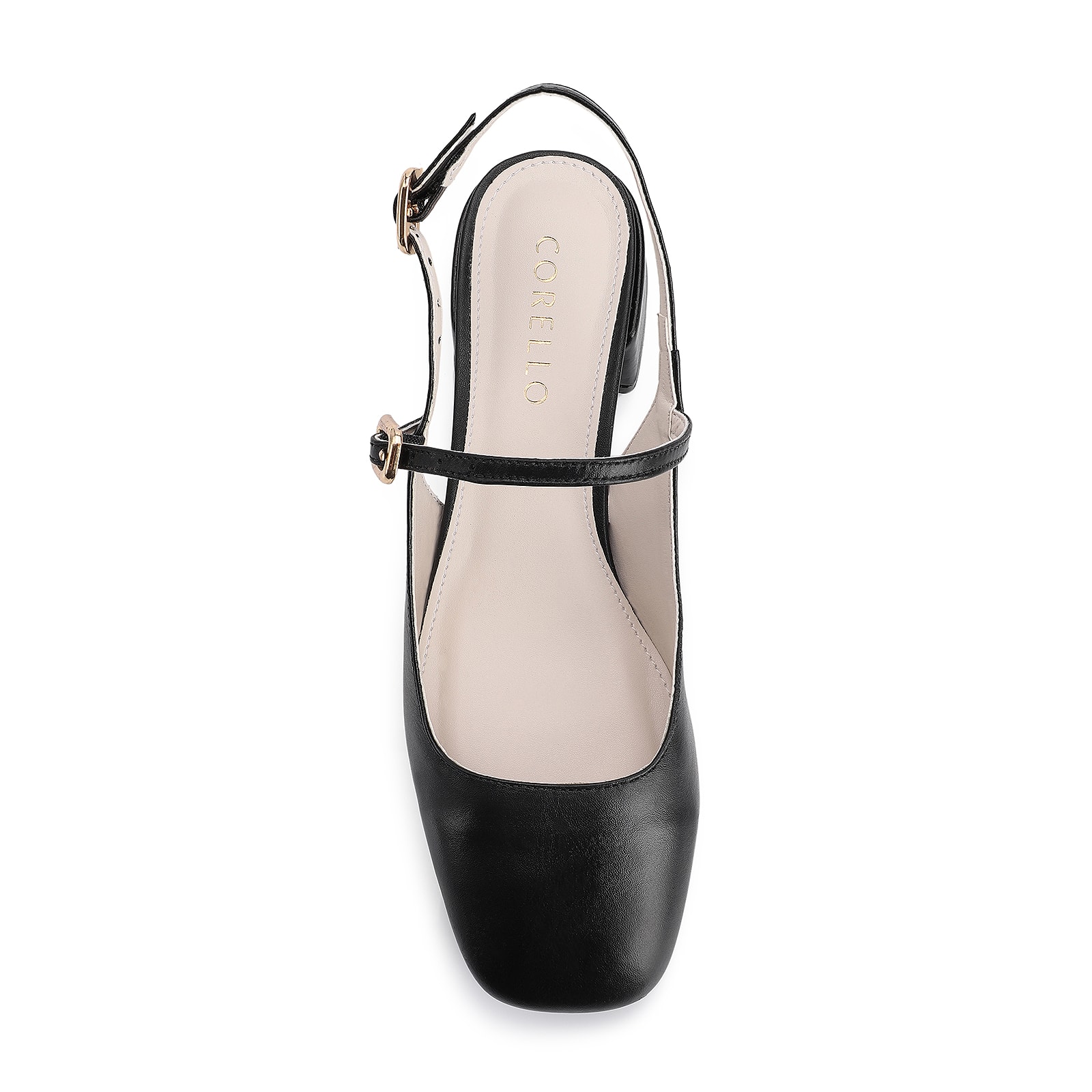 Scarpin Couro Preto
