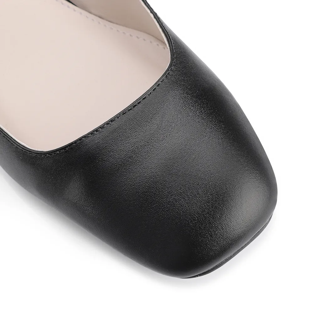 Scarpin Couro Preto - imagem 6