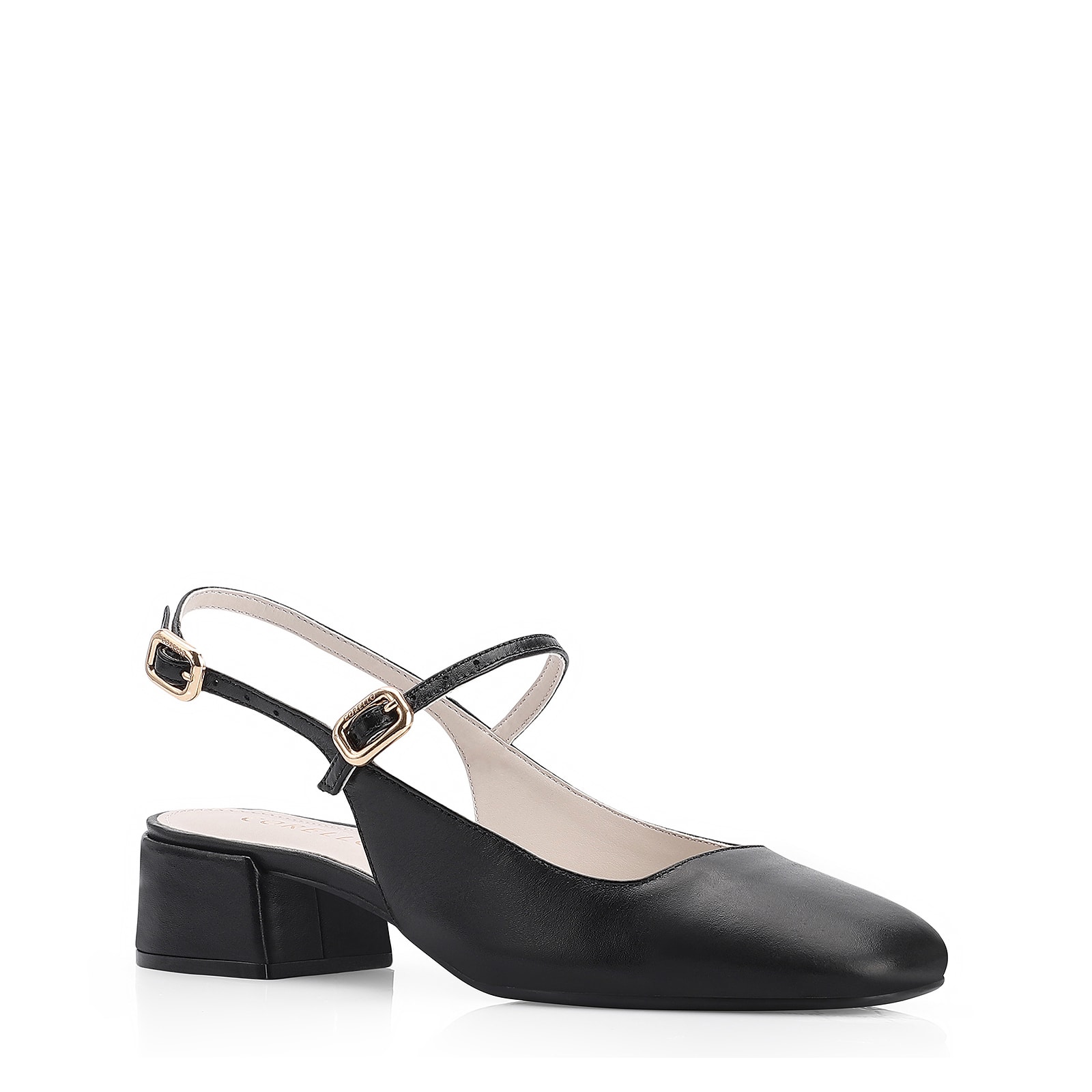 Scarpin Couro Preto