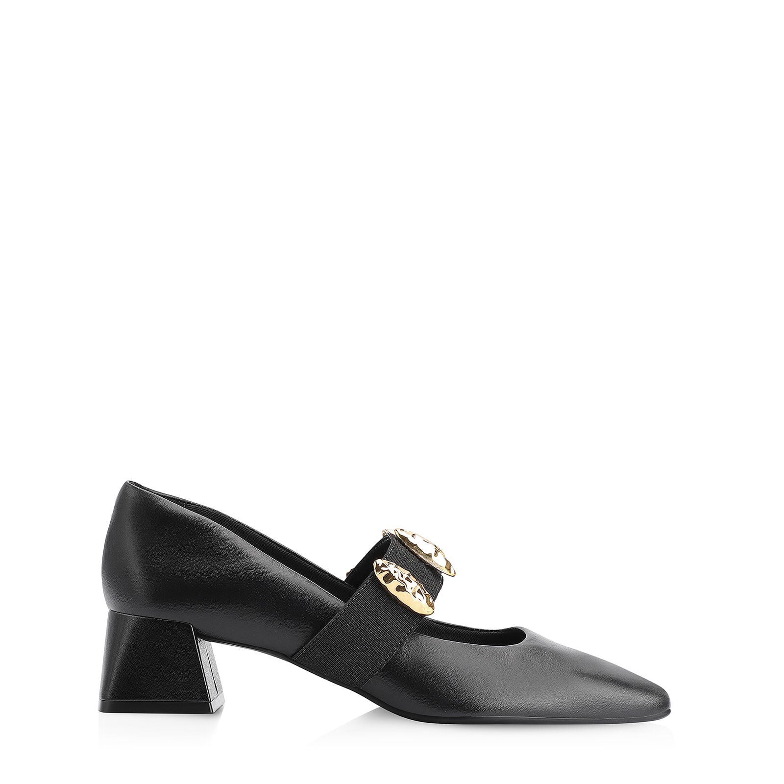 Scarpin Couro Preto