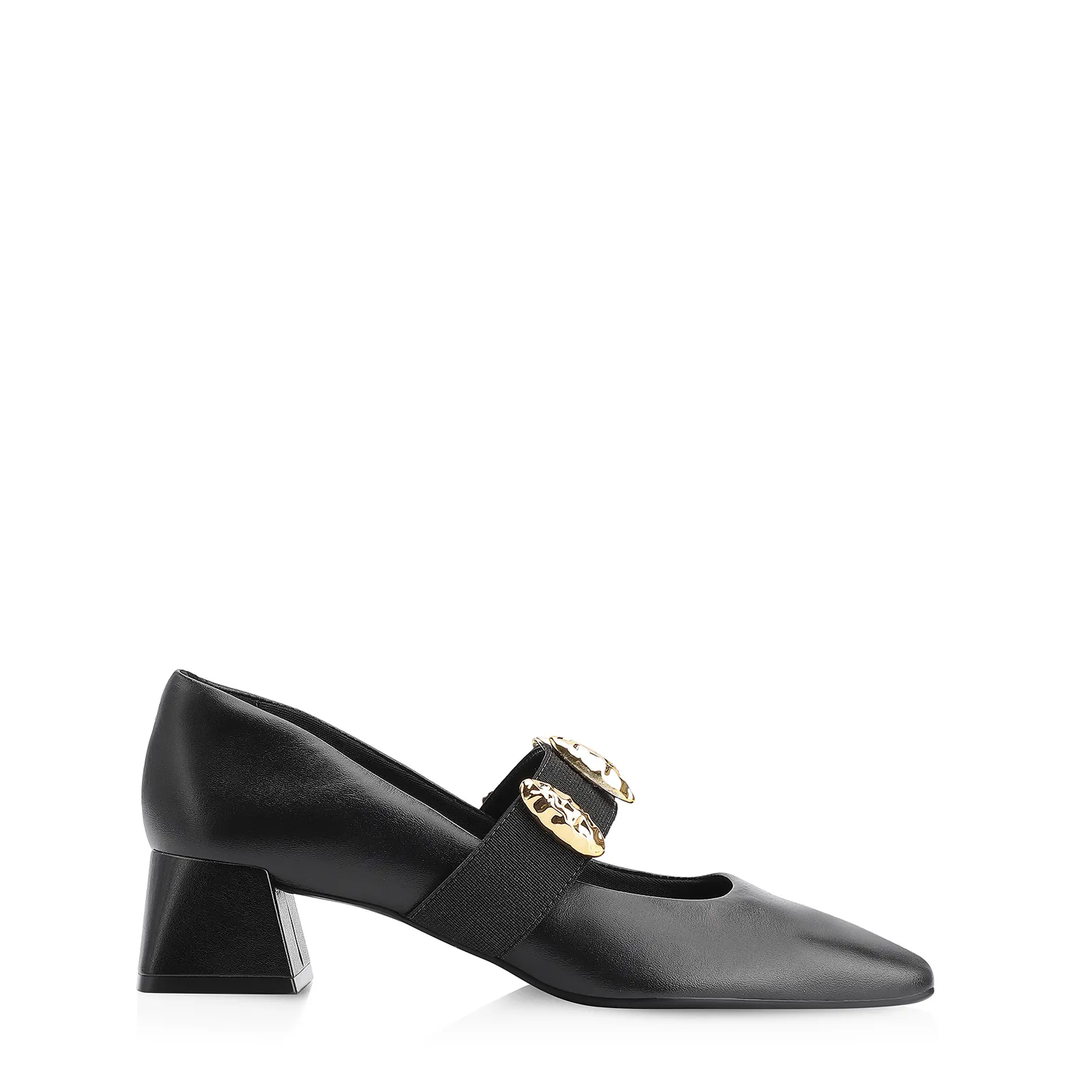 Scarpin Couro Preto
