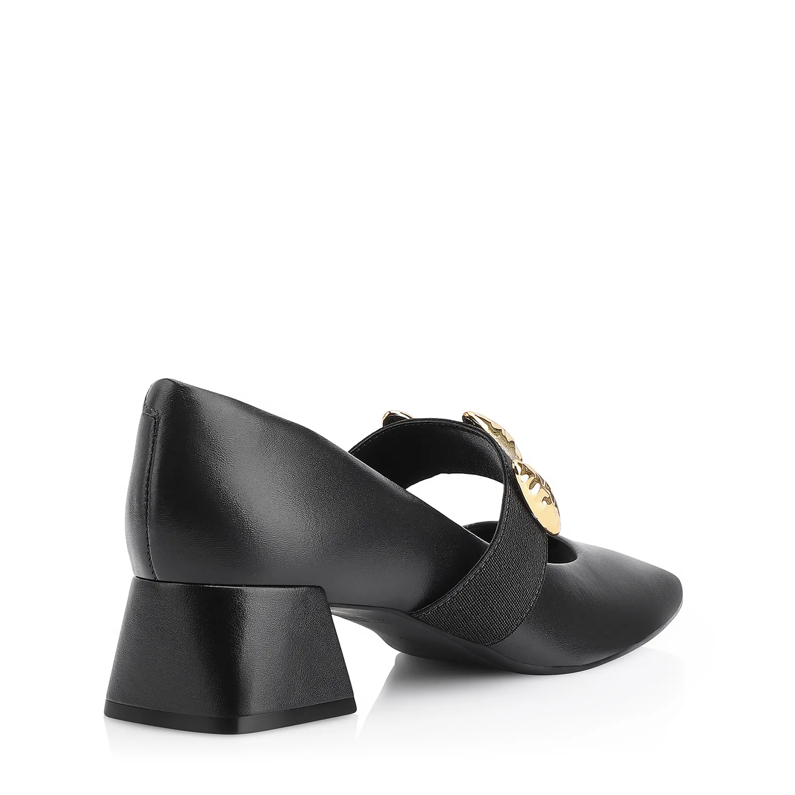 Scarpin Couro Preto