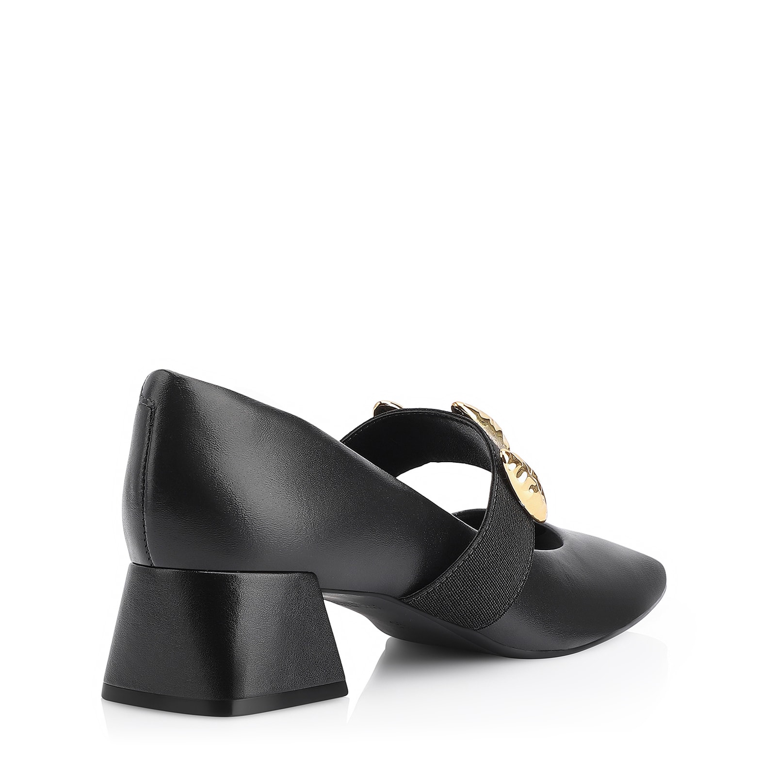 Scarpin Couro Preto