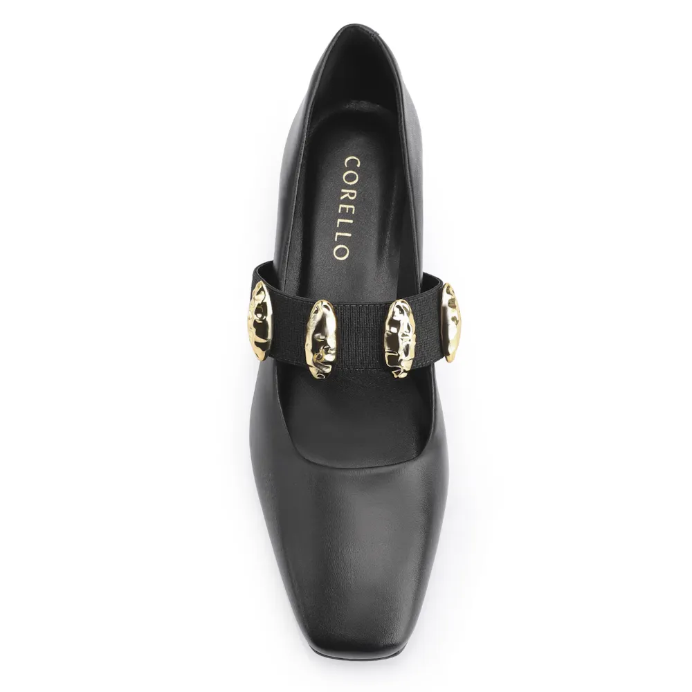 Scarpin Couro Preto - imagem 6