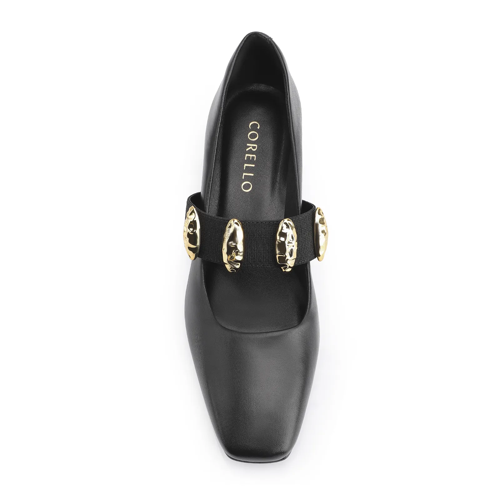 Scarpin Couro Preto