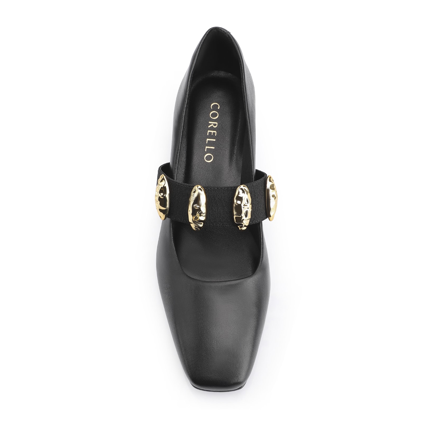 Scarpin Couro Preto