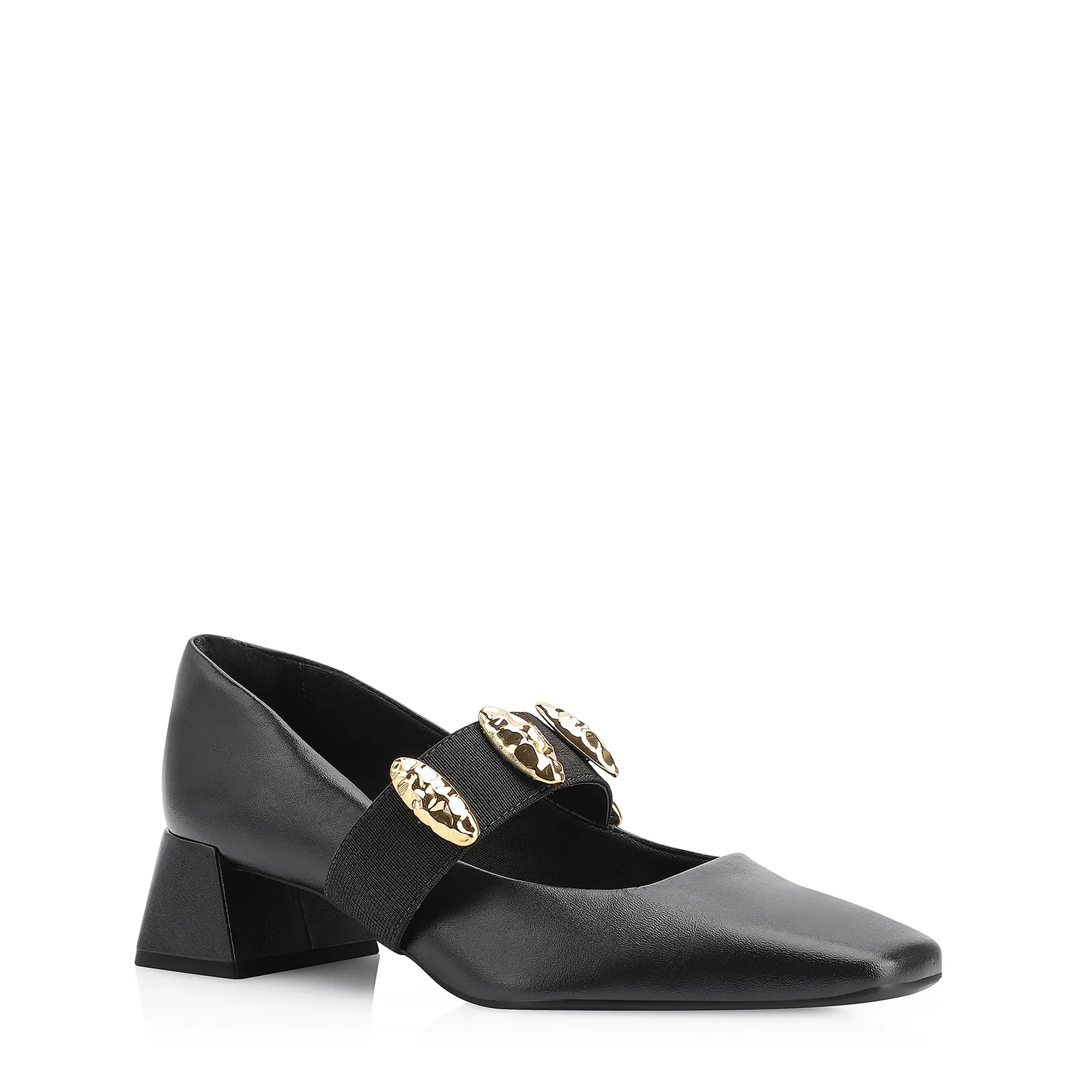 Scarpin Couro Preto