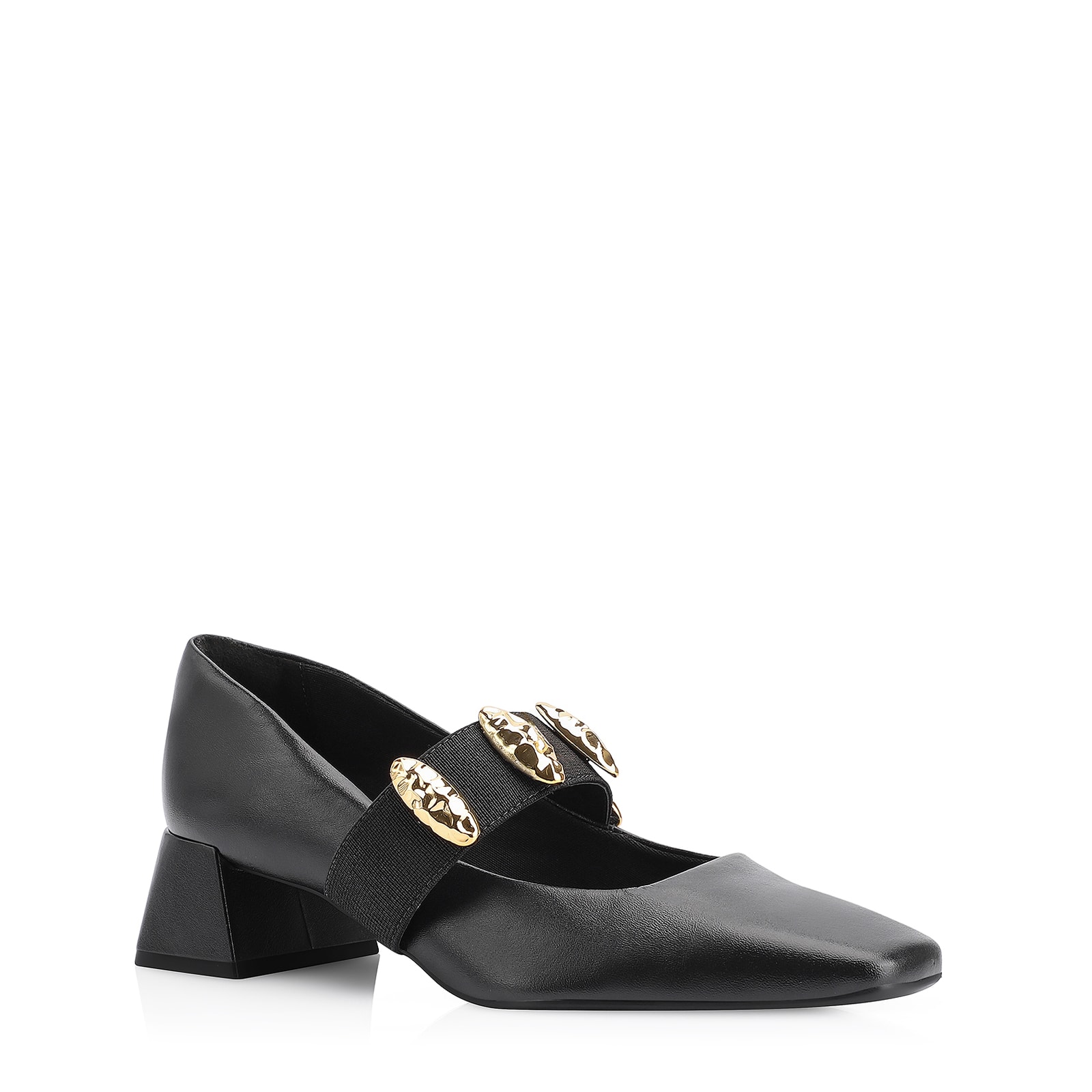 Scarpin Couro Preto