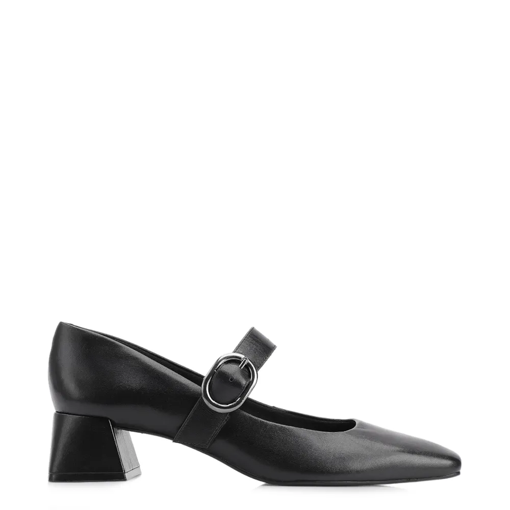 Scarpin Couro Preto - imagem 3