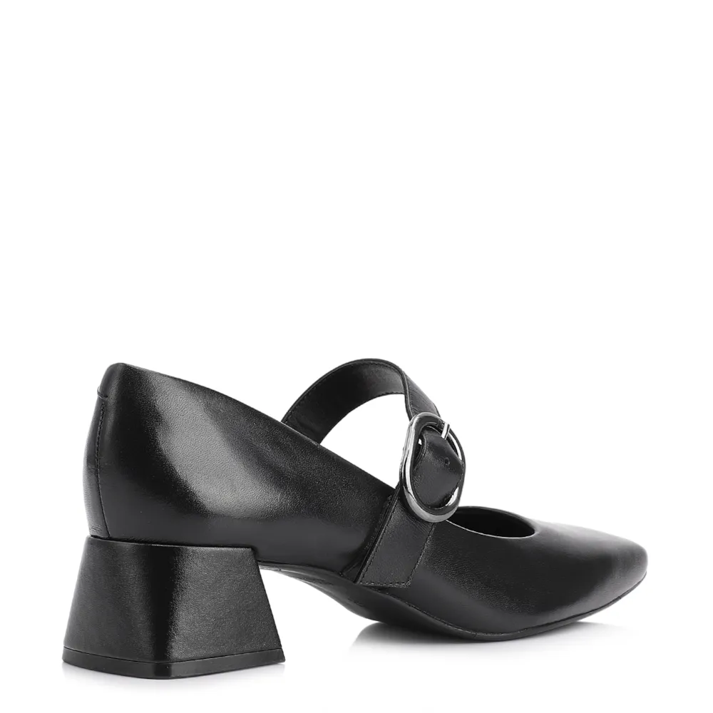 Scarpin Couro Preto - imagem 4