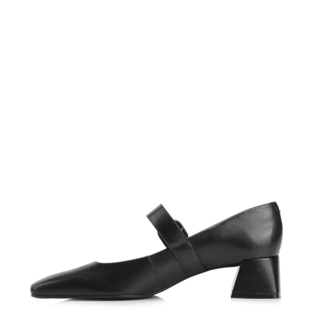 Scarpin Couro Preto - imagem 5